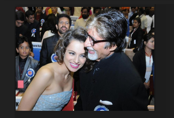 Big B, Kangana honoured
