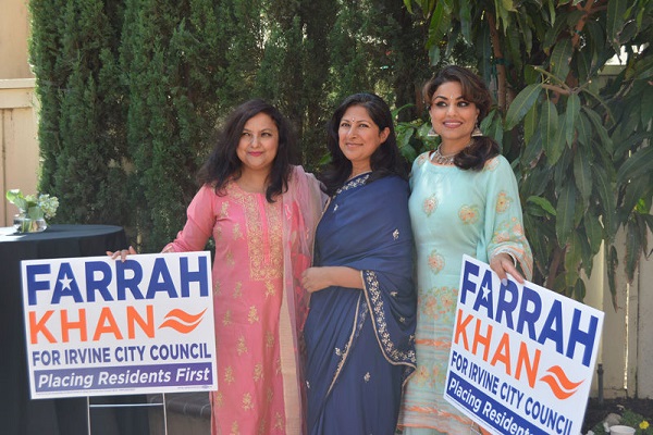 Farrah Khan`s second bid for  Irvine City seat