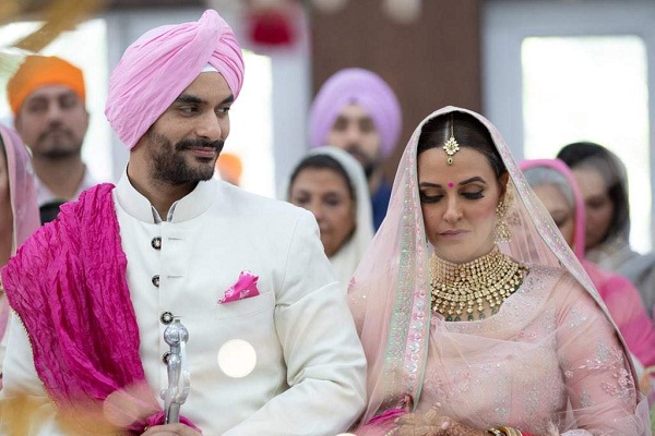 Neha Dhupia ties the knot with Angad Bedi