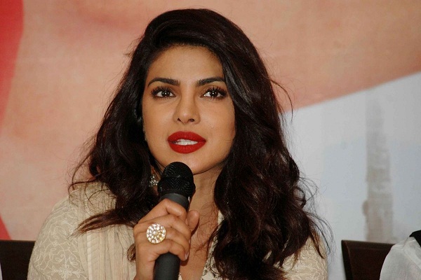 Priyanka Chopra with anti-Trump march