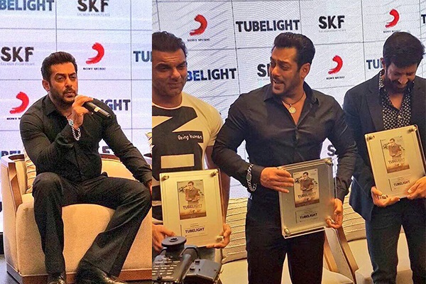 Salman launches TUBELIGHT song