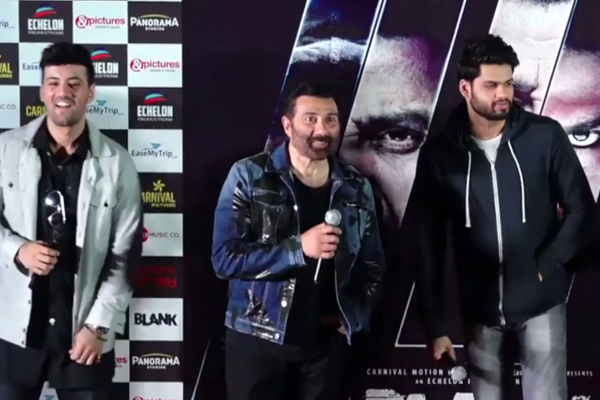 Trailer launch of Sunny Deol`s Film Blank