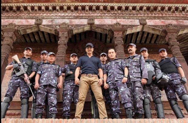 Akki in BABY trailer 