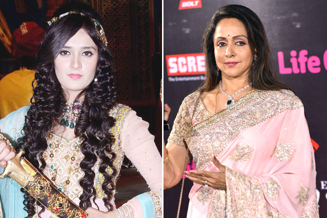 Hema inspired Pankhuri in RAZIA SULTAN